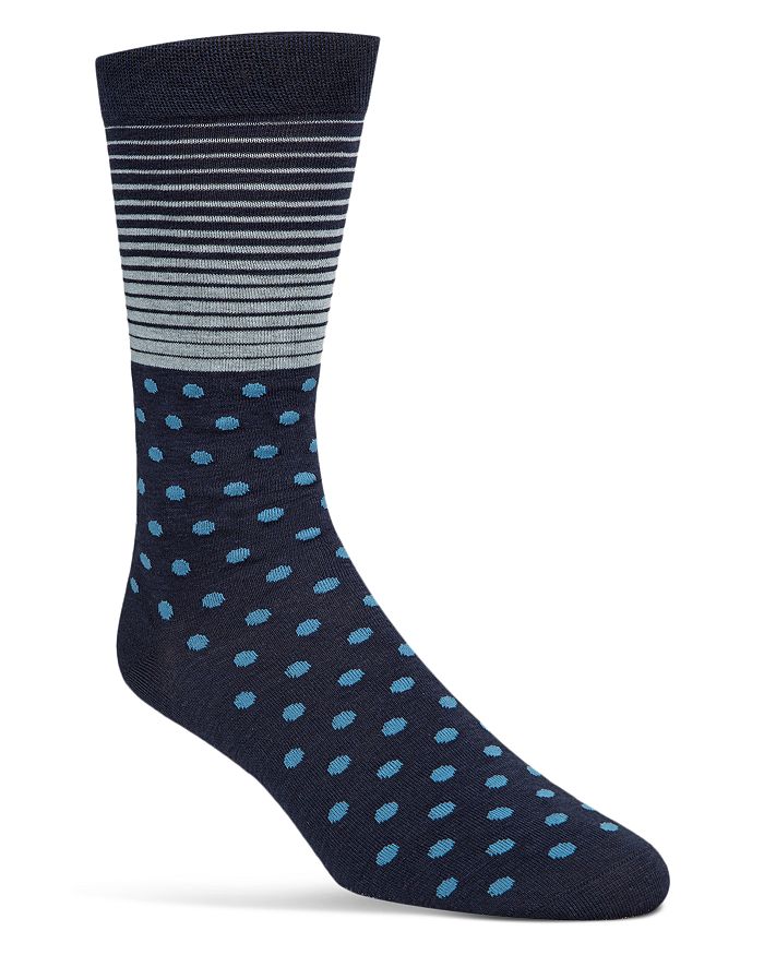 

Носки в полоску и горох Cole Haan, синий