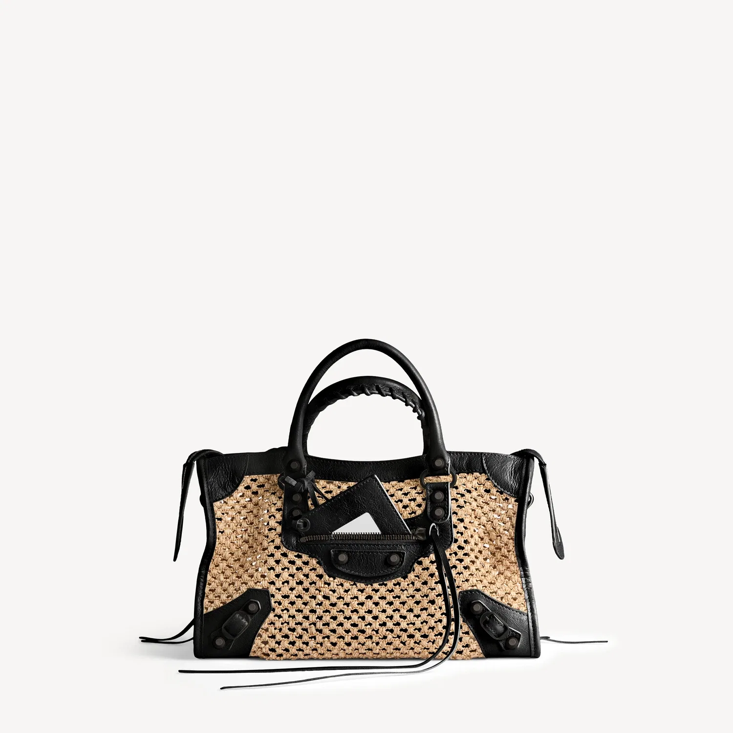 Женская сумка Le City Small в цвете натуральный/черный BALENCIAGA