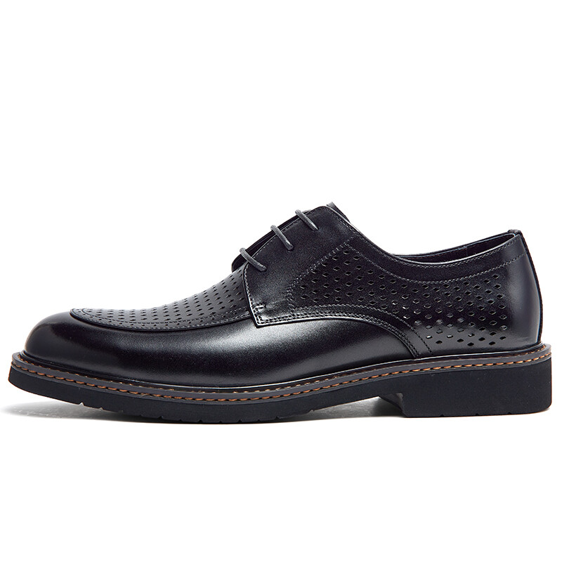 Туфли мужские низкие черные Camel