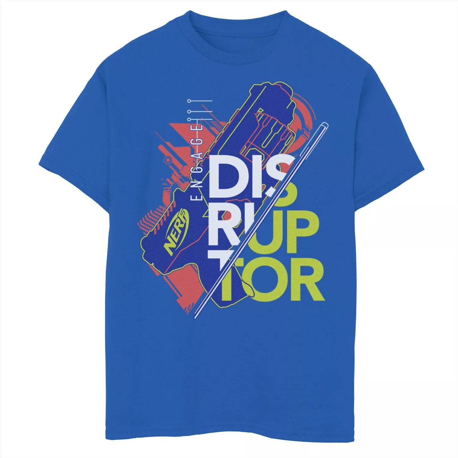 

Футболка с рисунком Nerf Engage Disruptor для мальчиков 8–20 лет Nerf