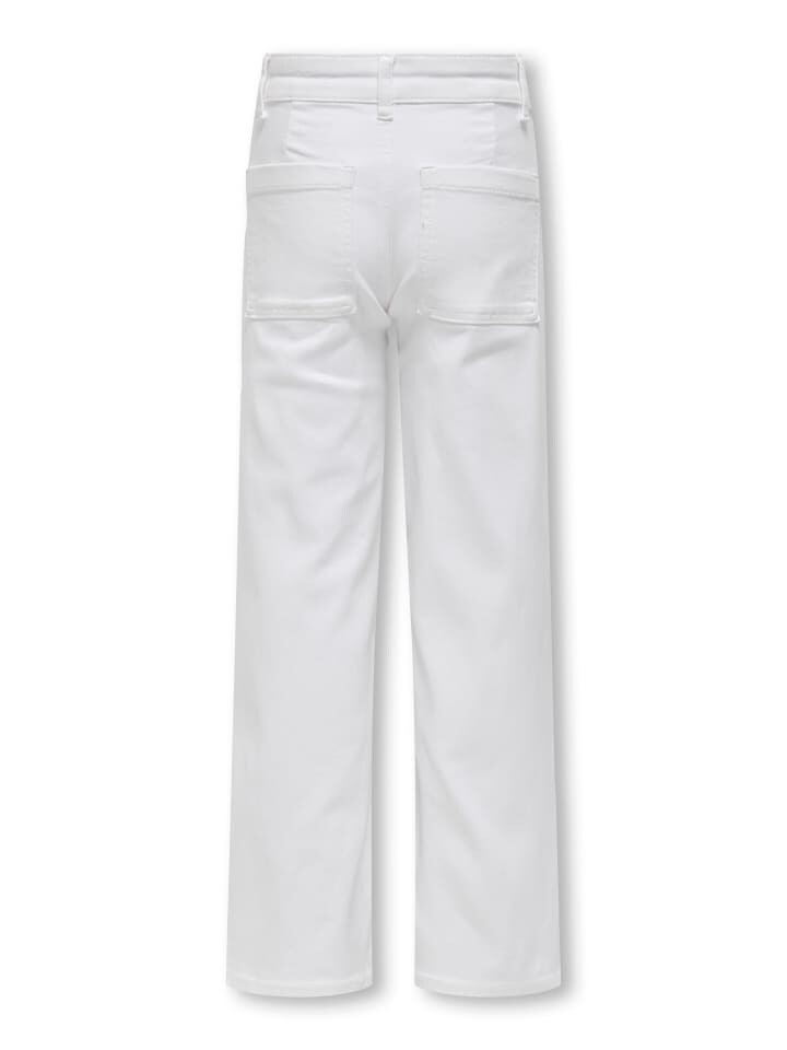 Джинсы KIDS ONLY Jeans KOGSYLVIE CLEAN WIDE LEG WHITE, белый — фото 2