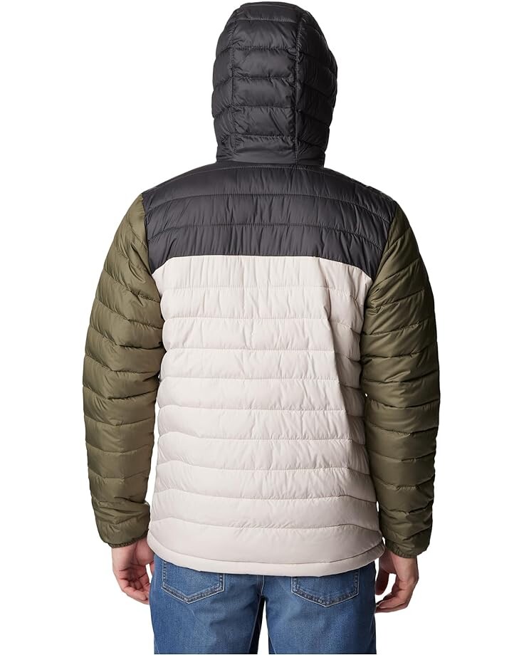 

Куртка Columbia Powder Lite Hooded Jacket, цвет Dark Stone/Shark/Stone Green