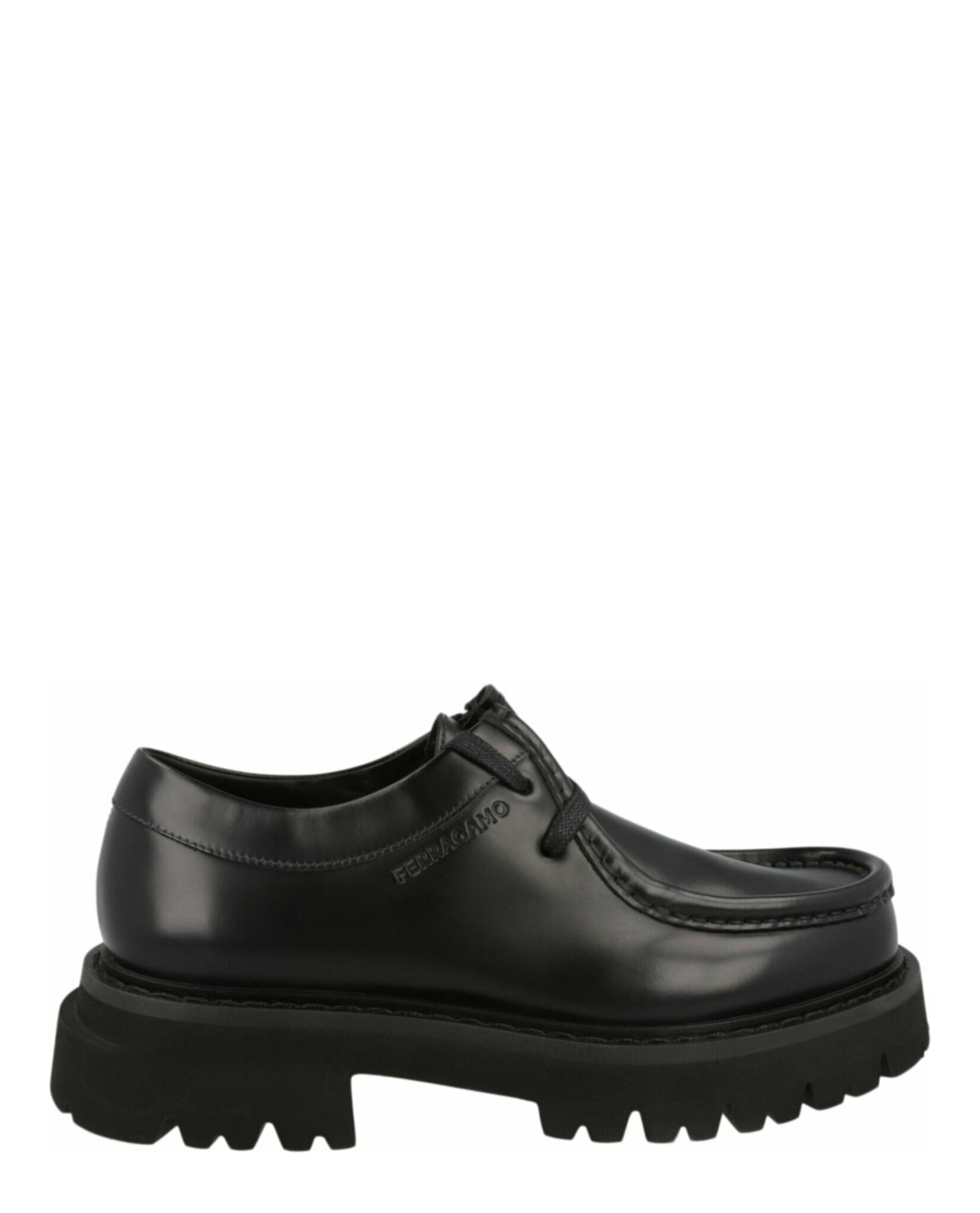 

Кожаные туфли Deroy Salvatore Ferragamo, черный