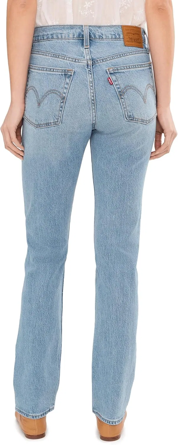 Джинсы Levi's Wedgie Slim, цвет In the Dust — фото 4
