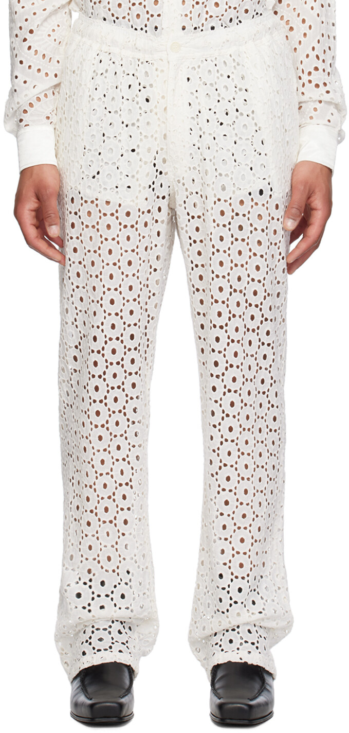 

Брюки Fadi цвета Off-White Soulland, белый