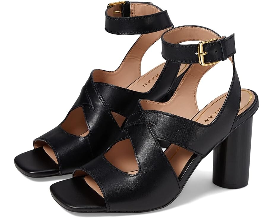 

Туфли Cole Haan Reina City Sandal 85 mm, черная кожа