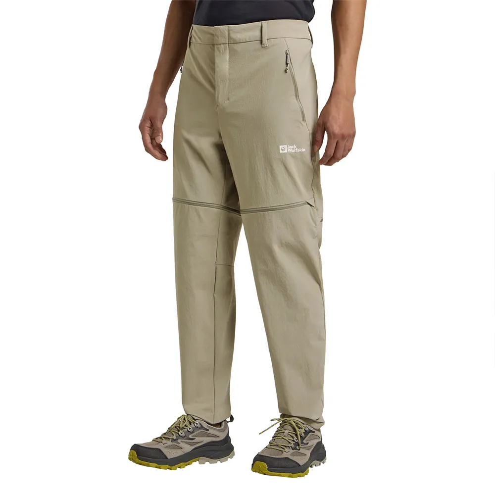 

Брюки Jack Wolfskin Hikeout Zip Off, бежевый