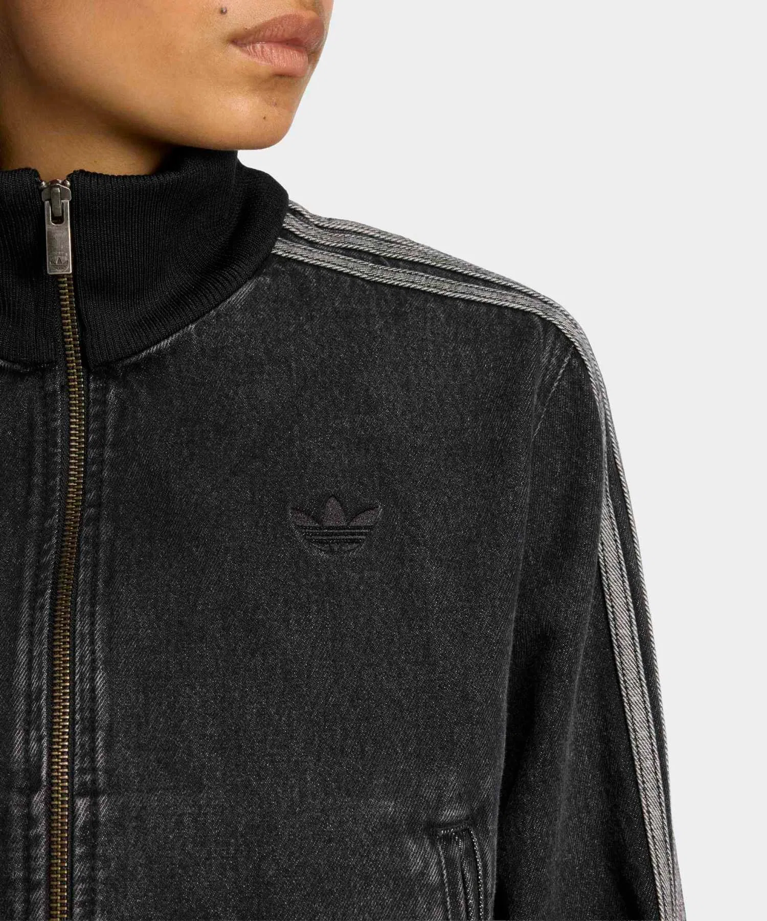 Спортивная куртка Firebird из денима / джерси / спортивная куртка / adidas Originals — фото 3