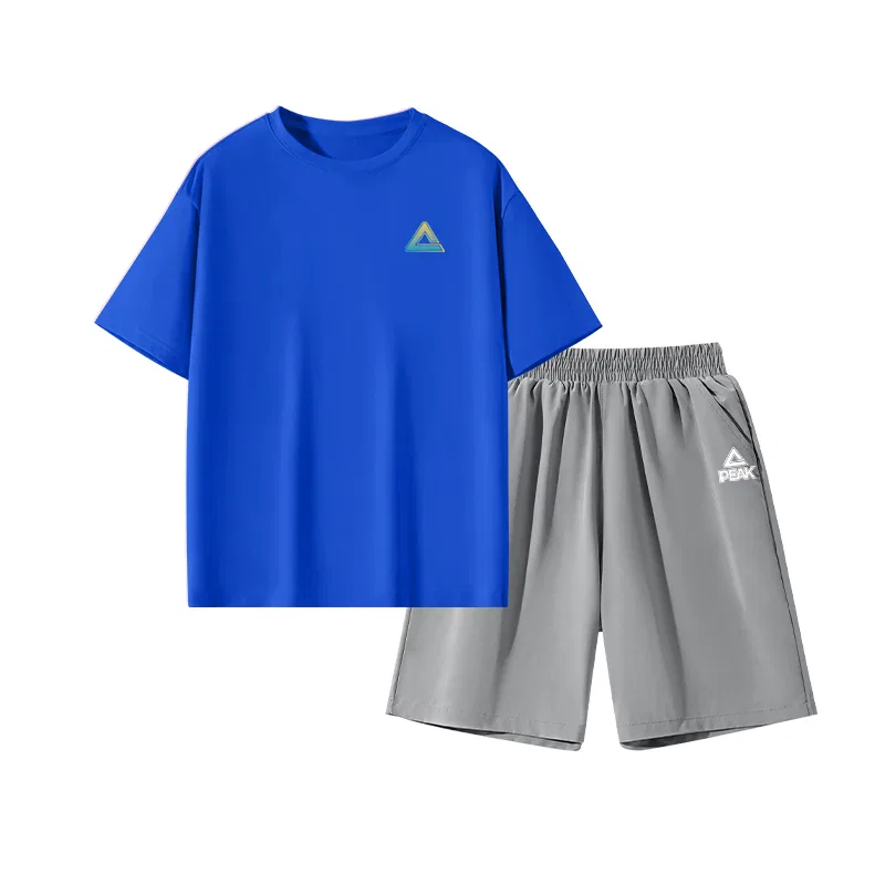 Детский спортивный костюм PEAK Taichi Journey 2 Piece Set, королевский синий/розовый