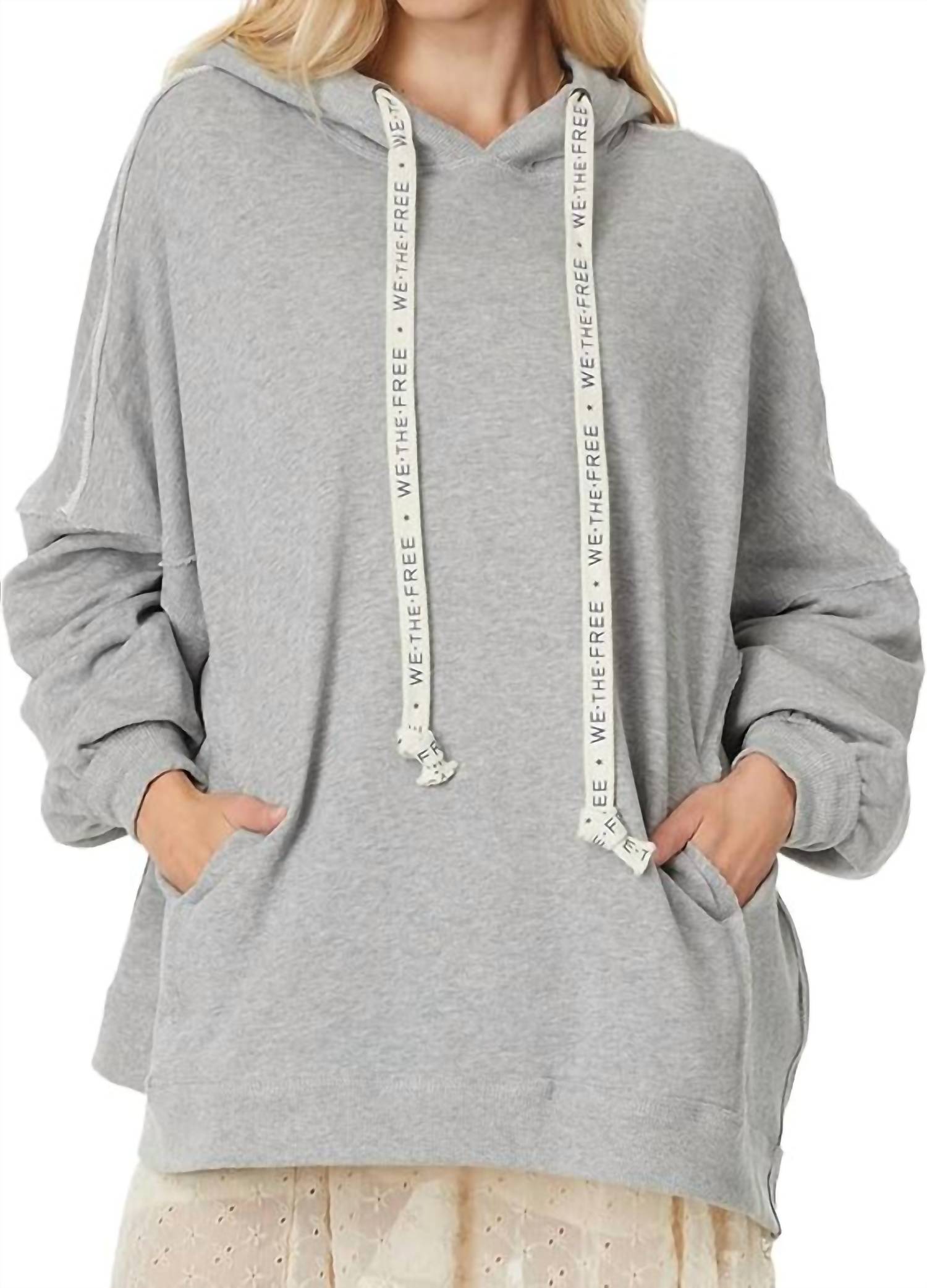 

Толстовка We Hoodie в цвете Heather Grey Free People
