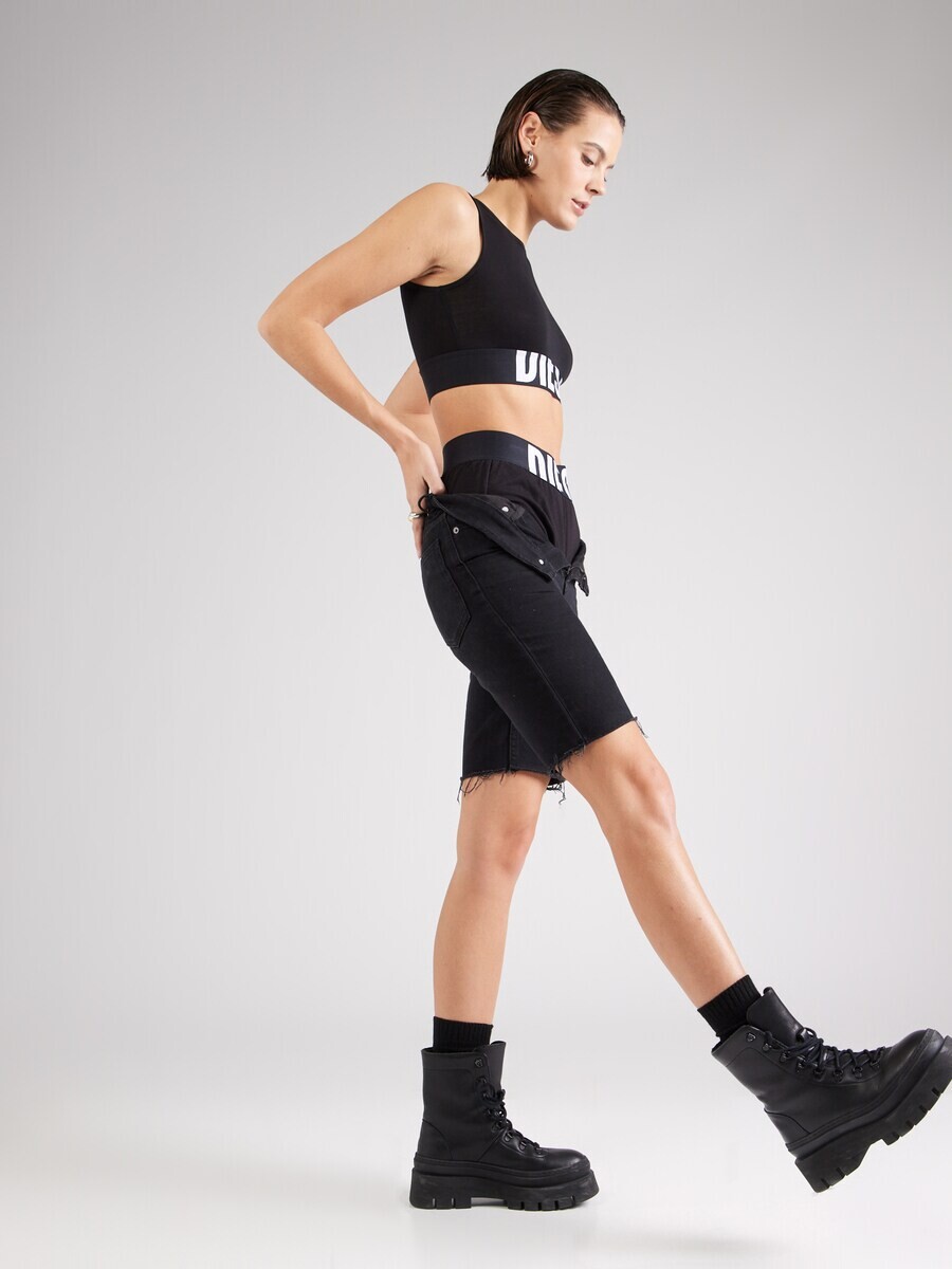 Укороченный топ DIESEL Top ADA-D-POP, черный — фото 4