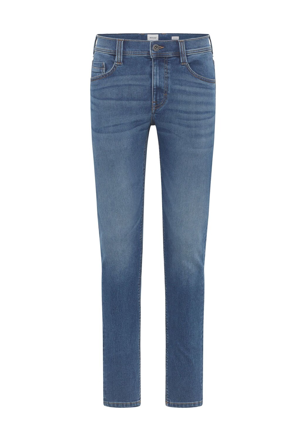 

Джинсы Oregon, приталенные, поношенные, мужские MUSTANG, цвет Denim Blu