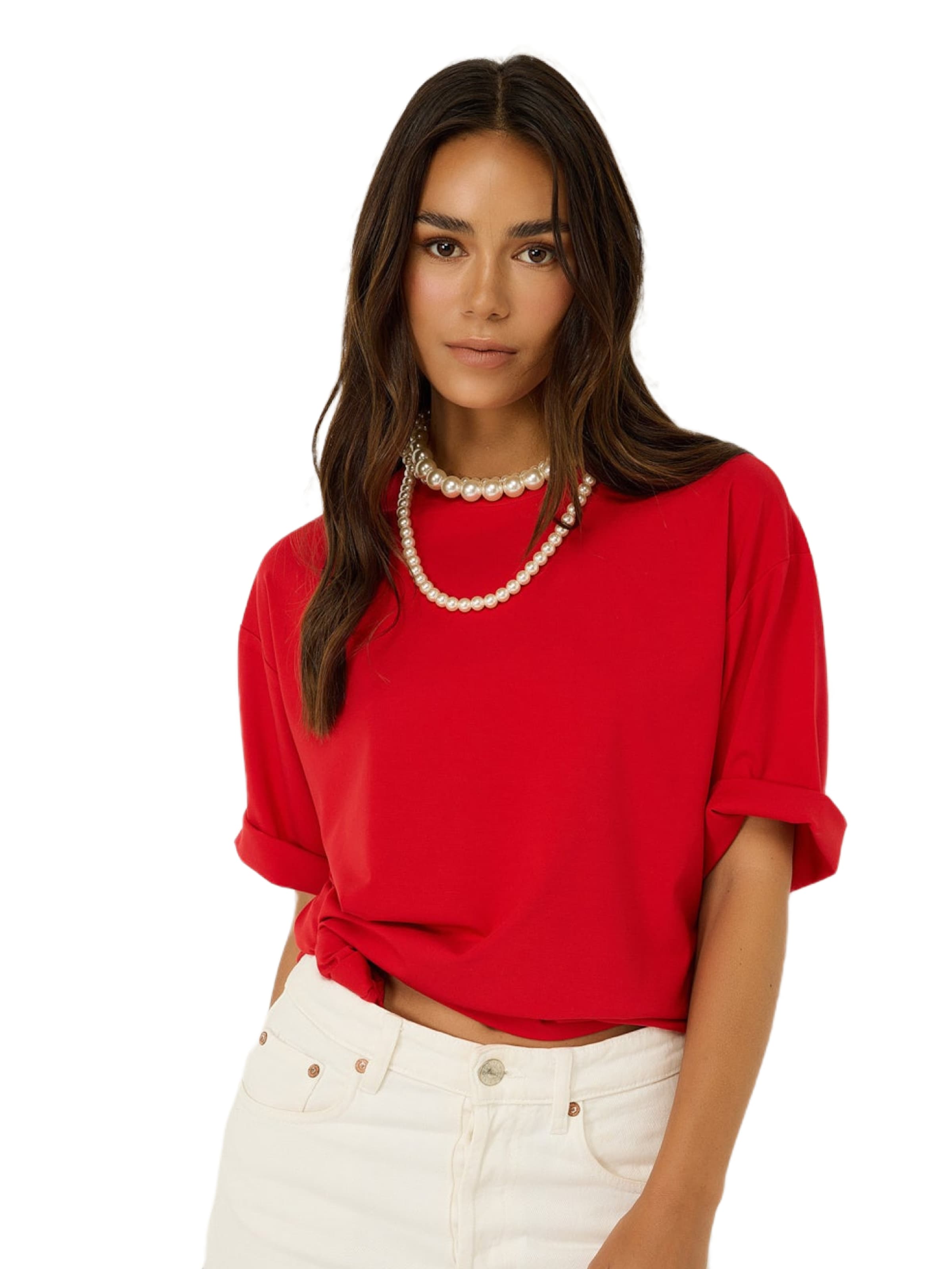 

No Matter What Футболка в красном цвете, Красный, No Matter What Футболка в красном цвете