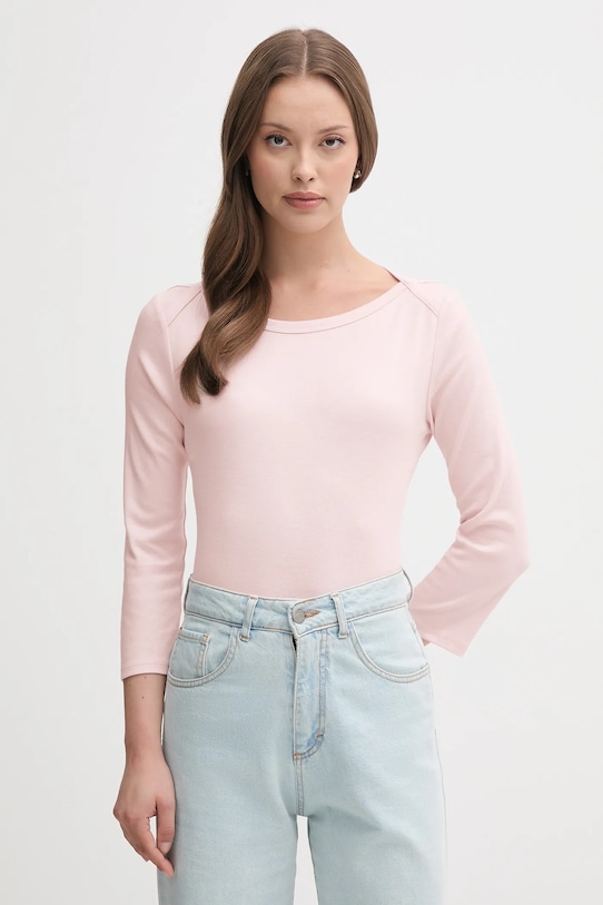 

Хлопковая водолазка United Colors Of Benetton, розовый