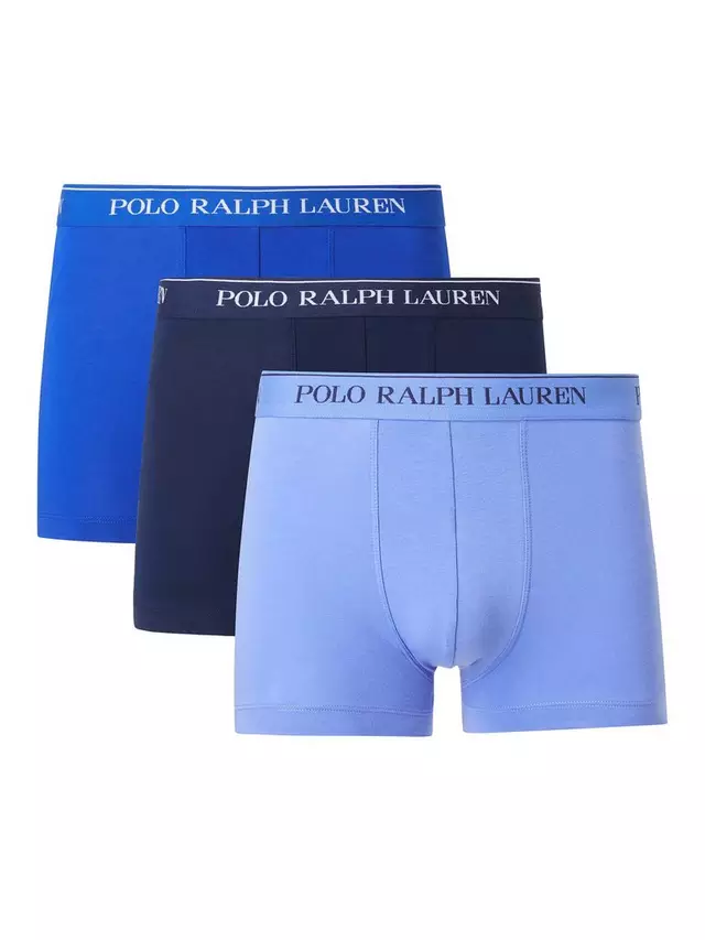 

Трусы Ralph Lauren Polo Ralph Lauren Contrast Waistband 3 шт, синий