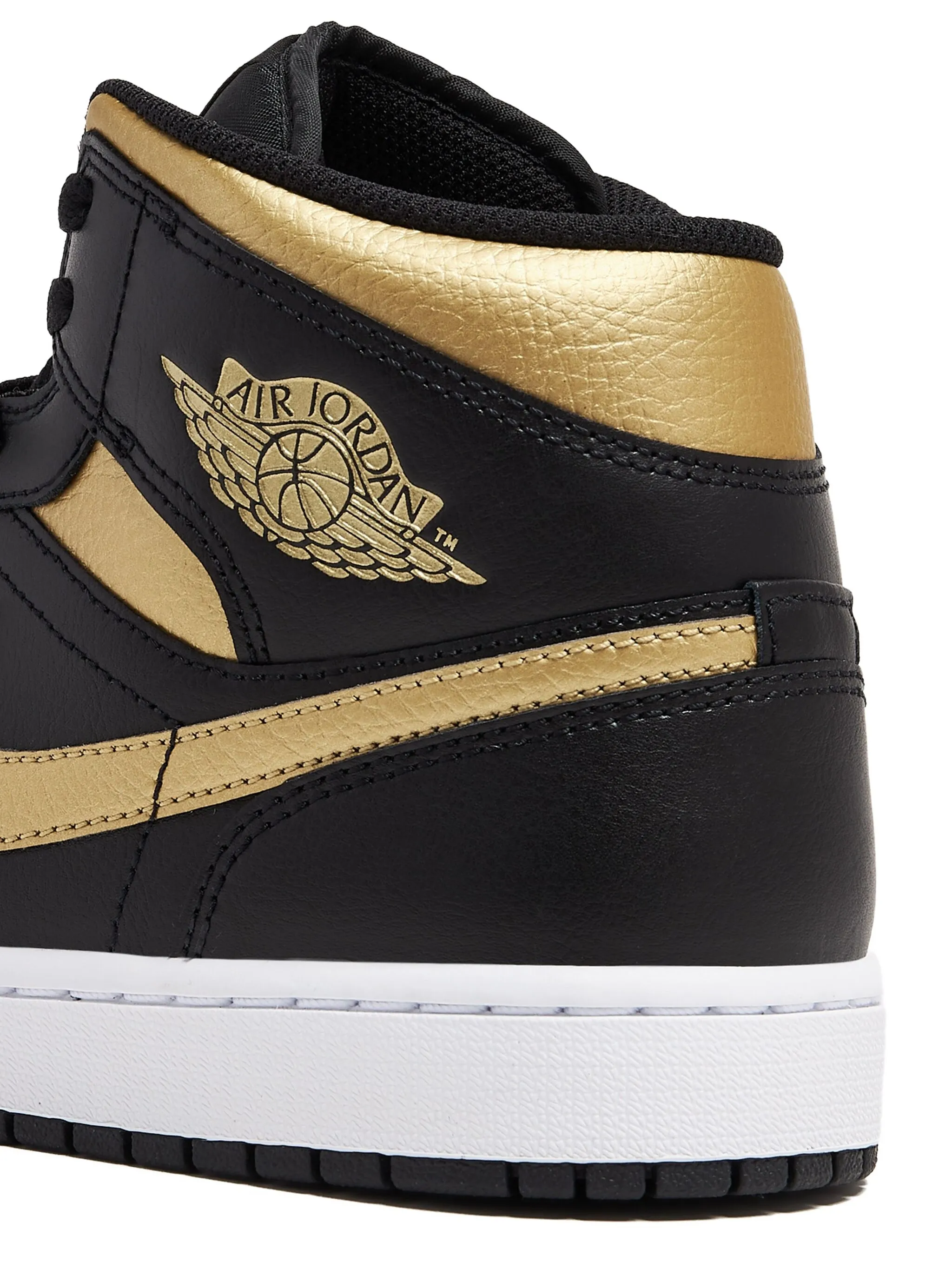 Кроссовки Air Jordan 1 Retro Nike, черный — фото 4