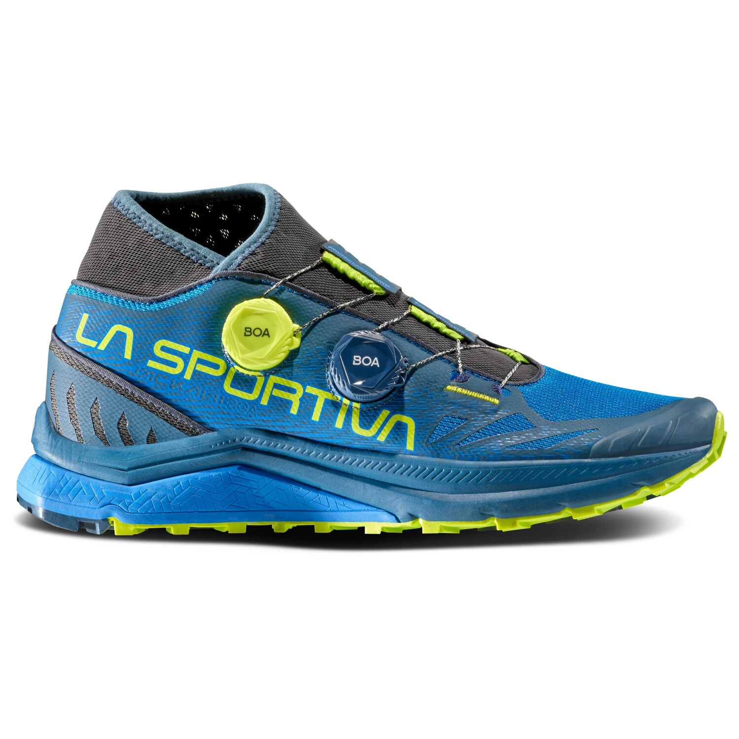 

Кроссовки для бега по пересеченной местности La Sportiva Jackal II Boa, цвет Storm Blue/Lime Punch