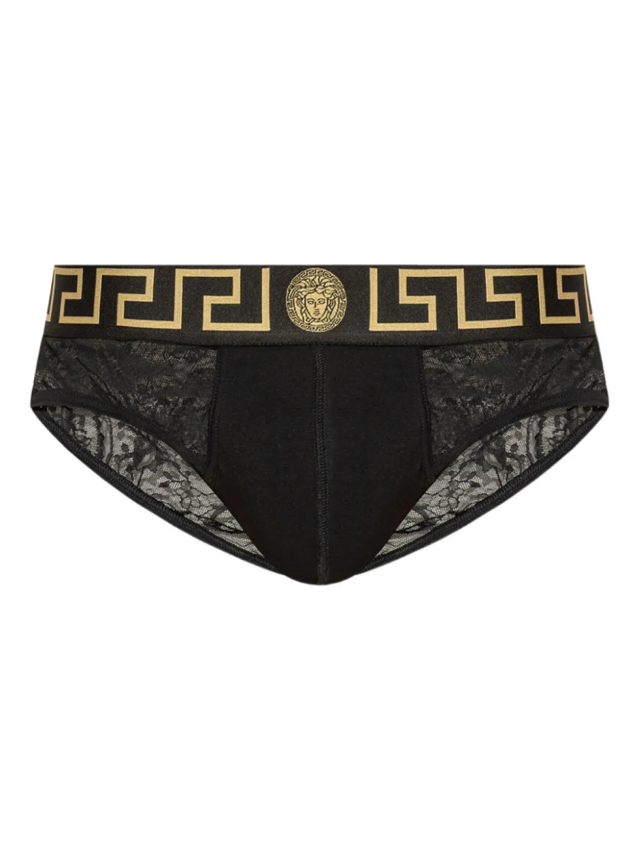 

Трусики из кружева Grecca Versace, черный