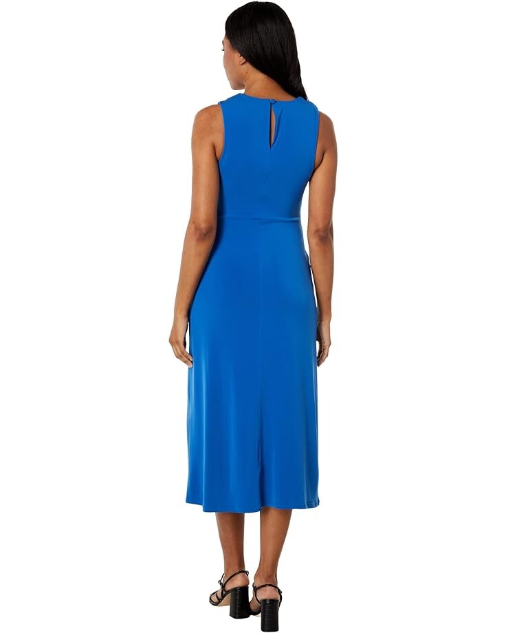 

Платье BCBGMAXAZRIA Jersey Twist Front Dress, цвет Princess Blue