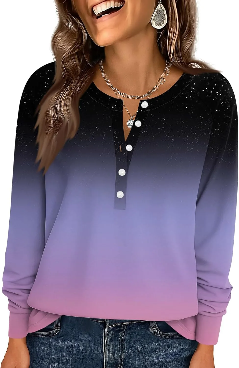 

Женская толстовка с принтом градиент