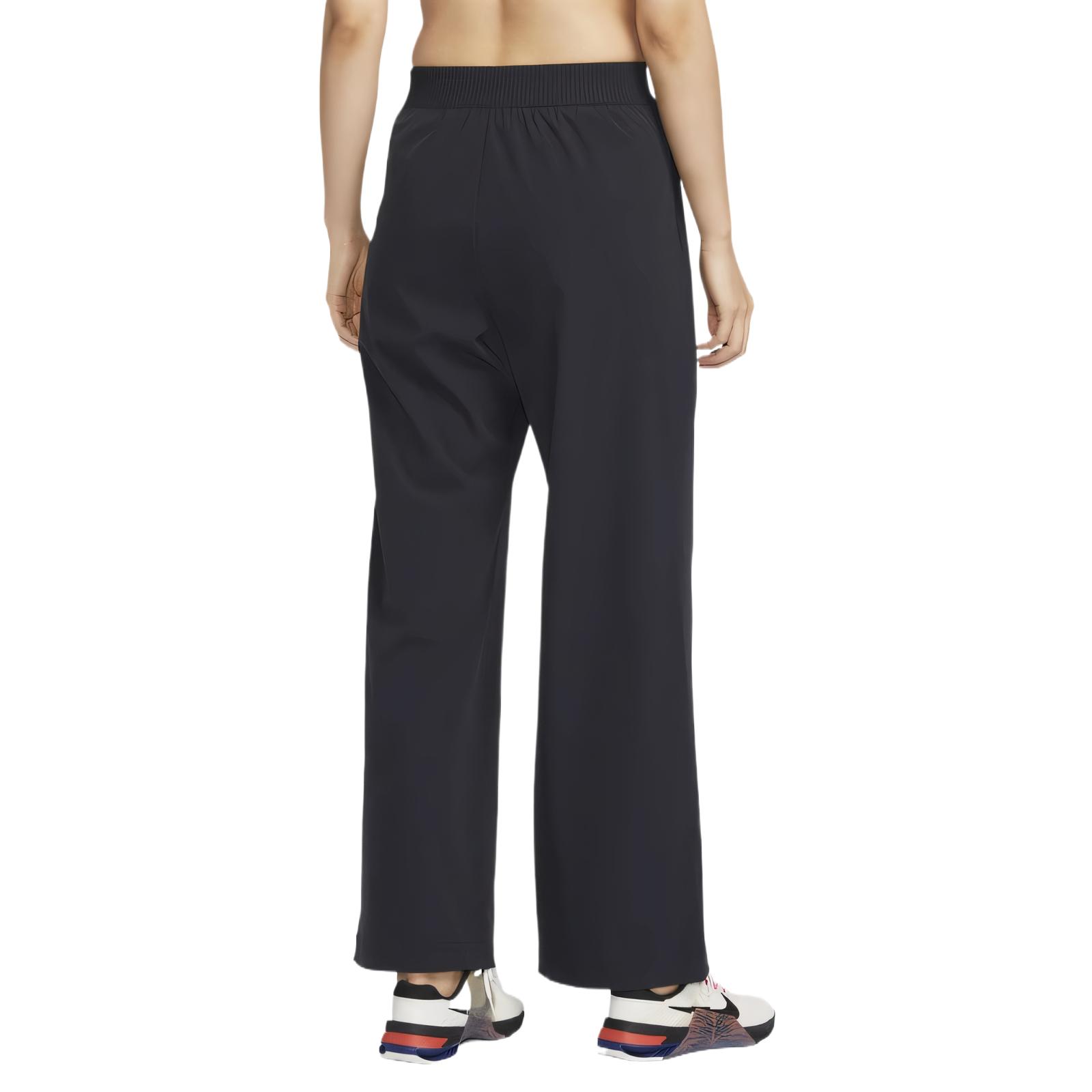Nike Женские повседневные брюки Dri-Fit SS25 Black/Dark Charcoal Gray — фото 4