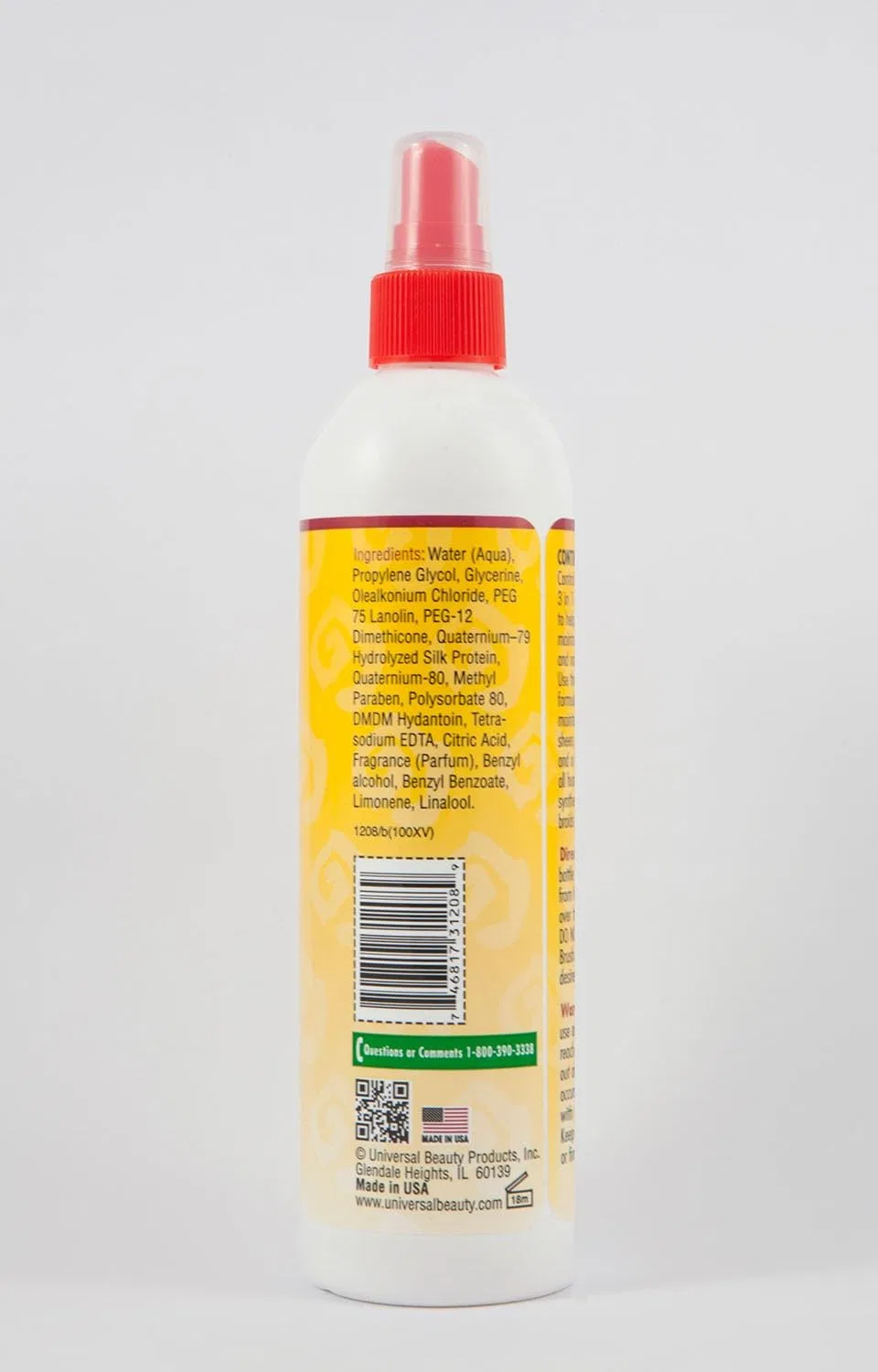 Спрей для париков 3-в-1 Control Wig Spray от Universal Beauty Products African Essence — фото 3
