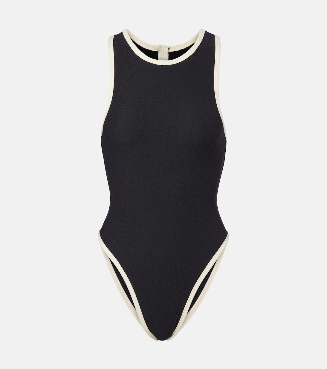 

Купальник Tank Same, Faux Suede Black/Cream