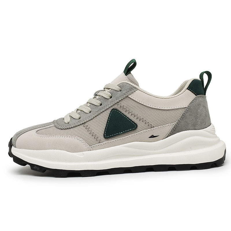 

Низкие повседневные туфли мужские Kuding, Beige Green