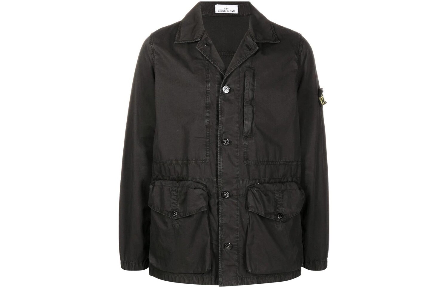 

Куртка мужская Stone Island с карманами на заклепке, черный
