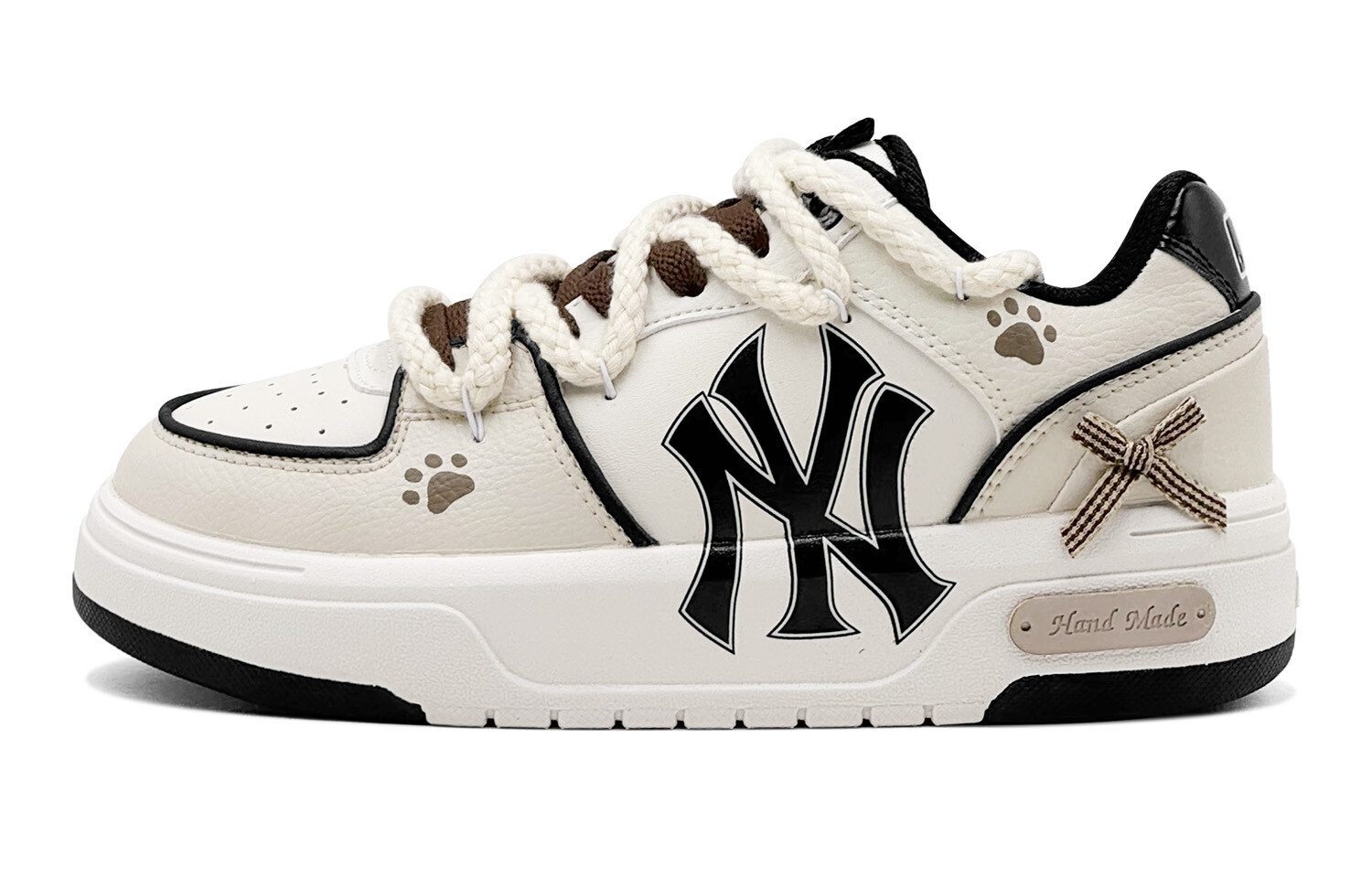 Кроссовки MLB Chunky Liner Skateboarding Shoes Unisex Low-top Khaki, хаки — фото 2