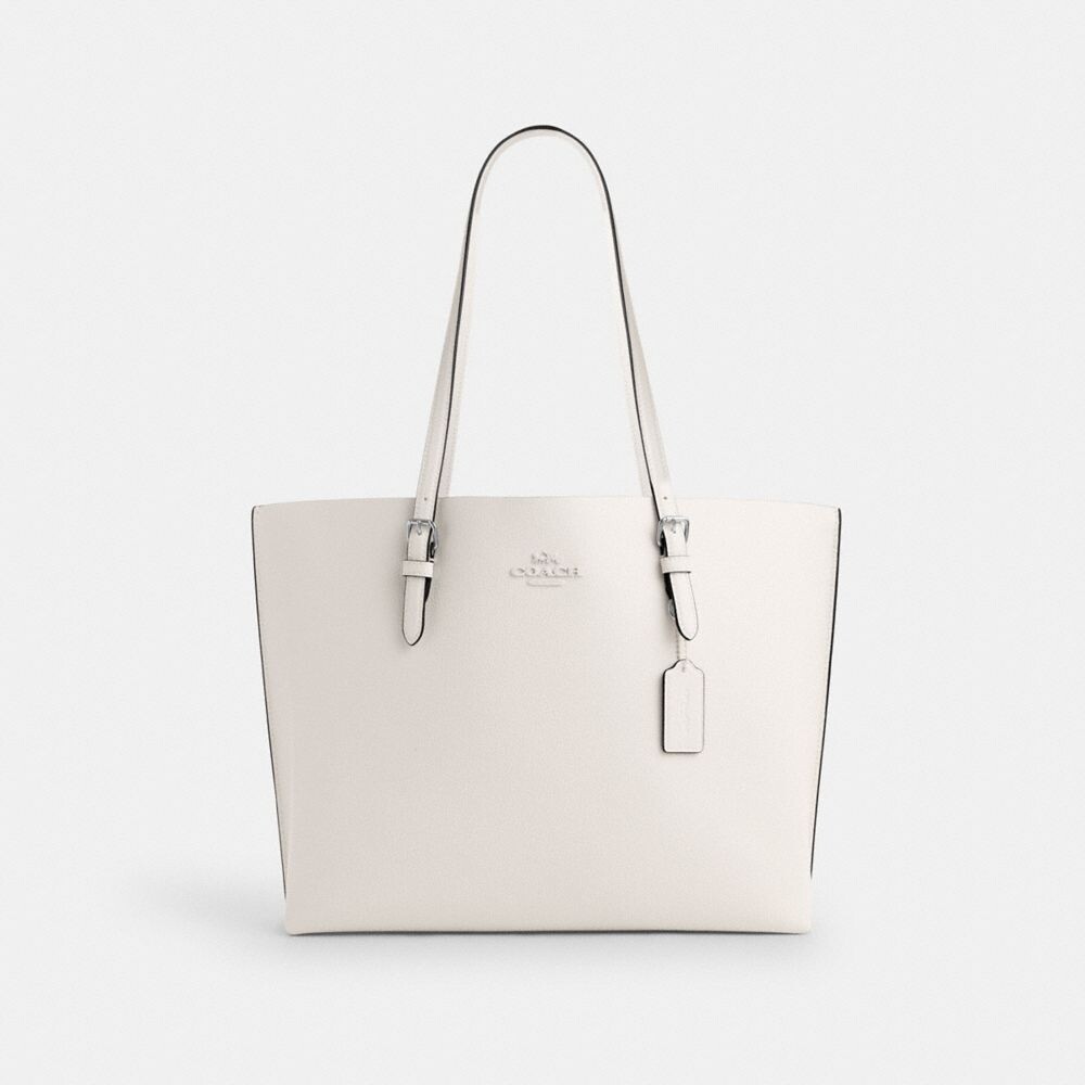 

Сумка-тоут Mollie COACH, цвет silver/chalk, Серебристый, Сумка-тоут Mollie COACH, цвет silver/chalk