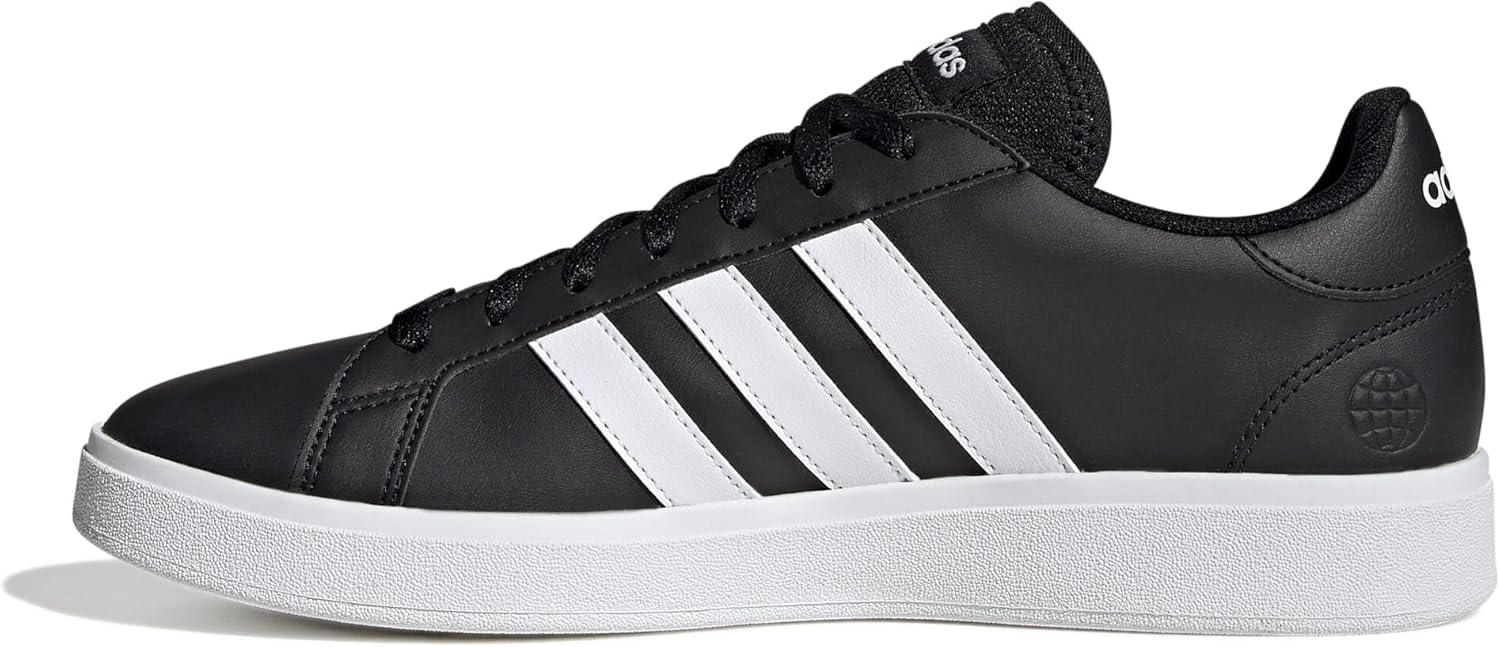 Мужские кроссовки Adidas Court Base 2, белый/черный — фото 4