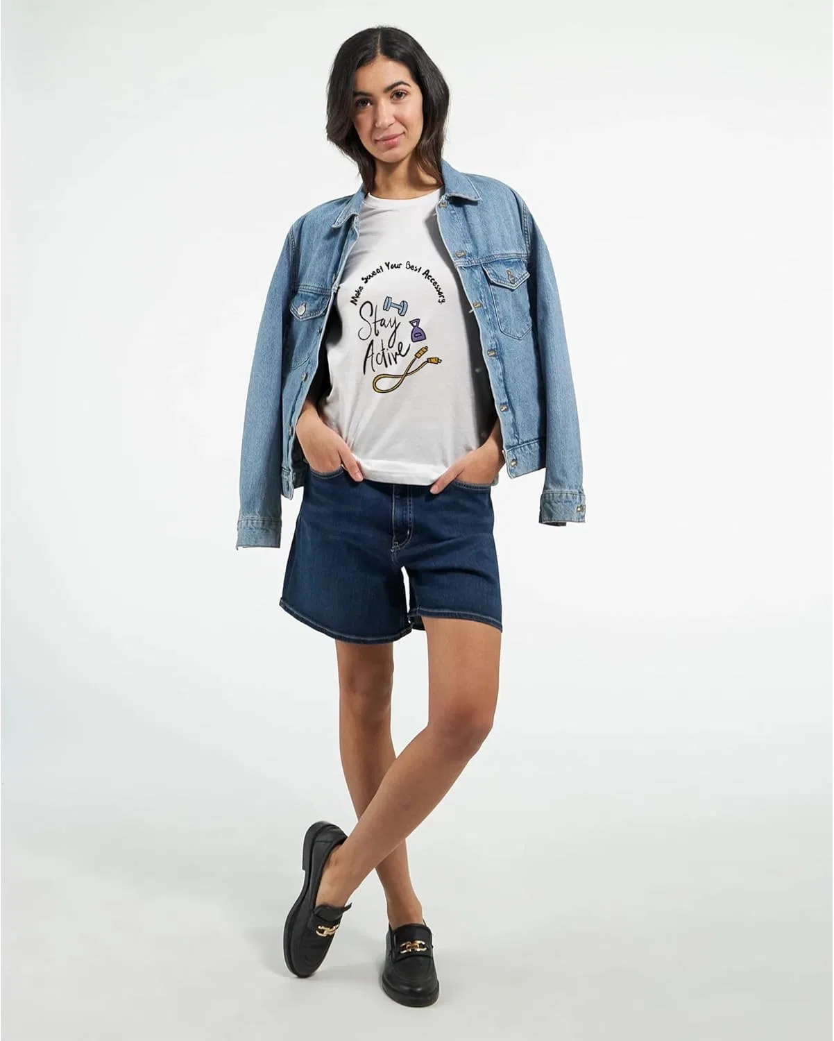 Футболка с мотивационной надписью, Premium Crewneck, Maroon — фото 4