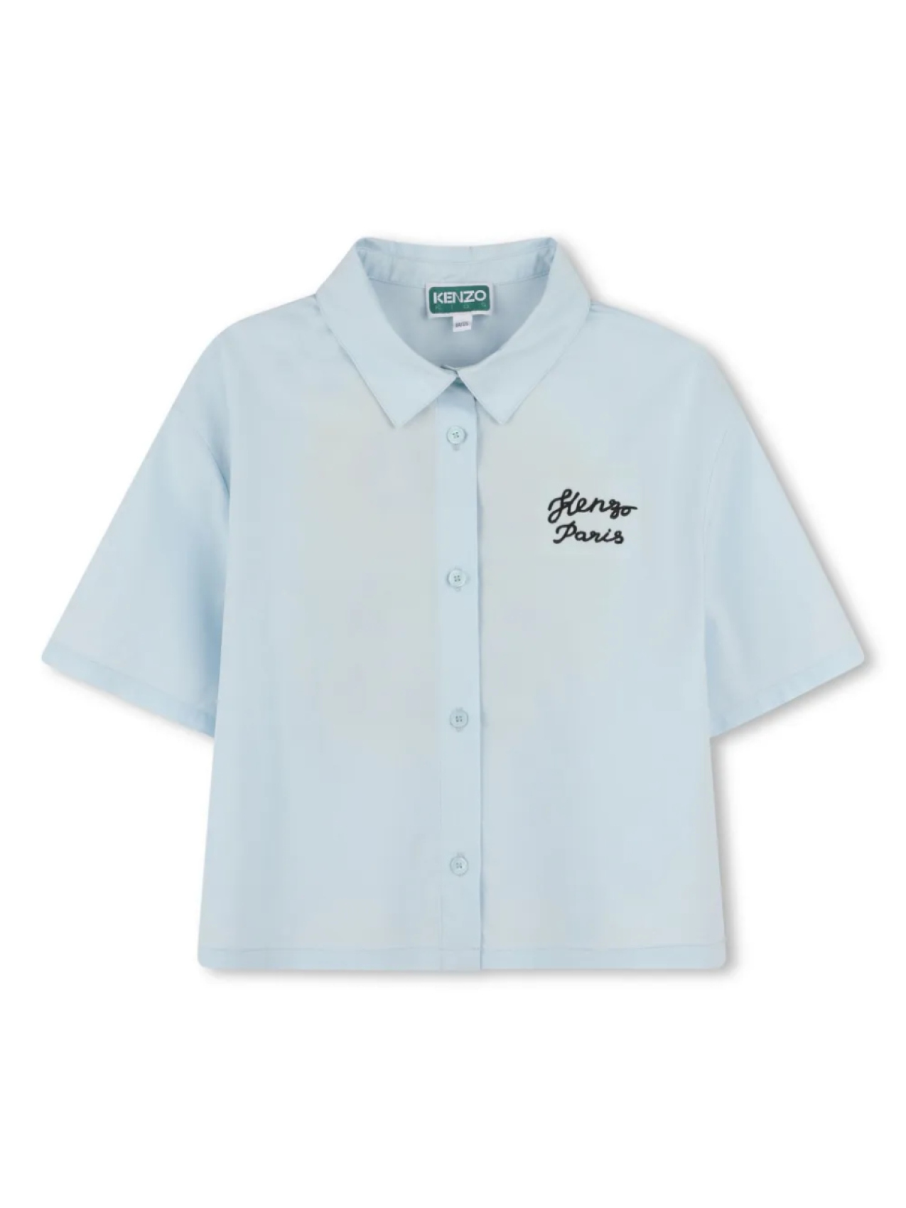 

Рубашка с короткими рукавами Kenzo Kids, синий