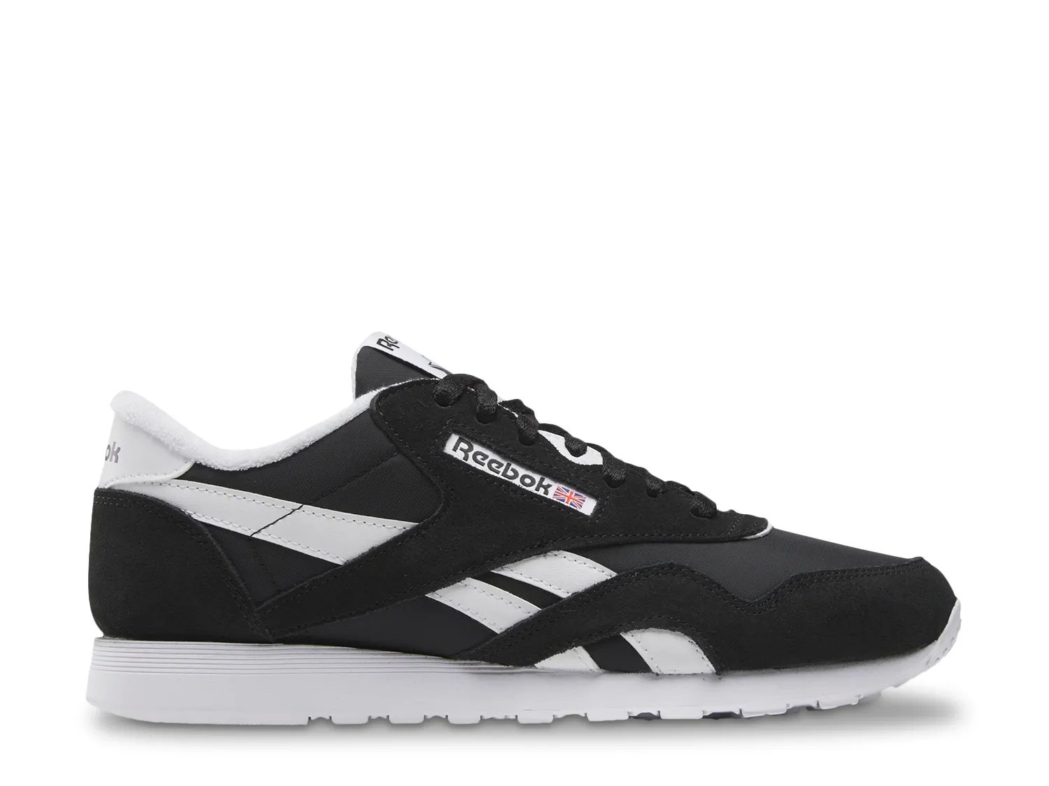 

Кроссовки Reebok Classic Nylon Sneaker - Men's, черный/белый