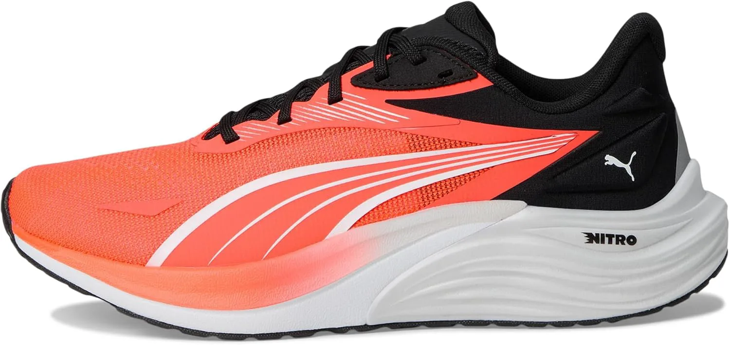 Мужские беговые кроссовки Puma Electrify Nitro 4, красный/белый/серый — фото 4