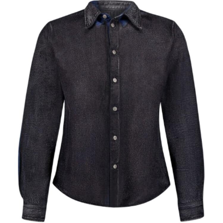 

Рубашка мужская серая/синяя Mm6 Maison Margiela, серый/синий