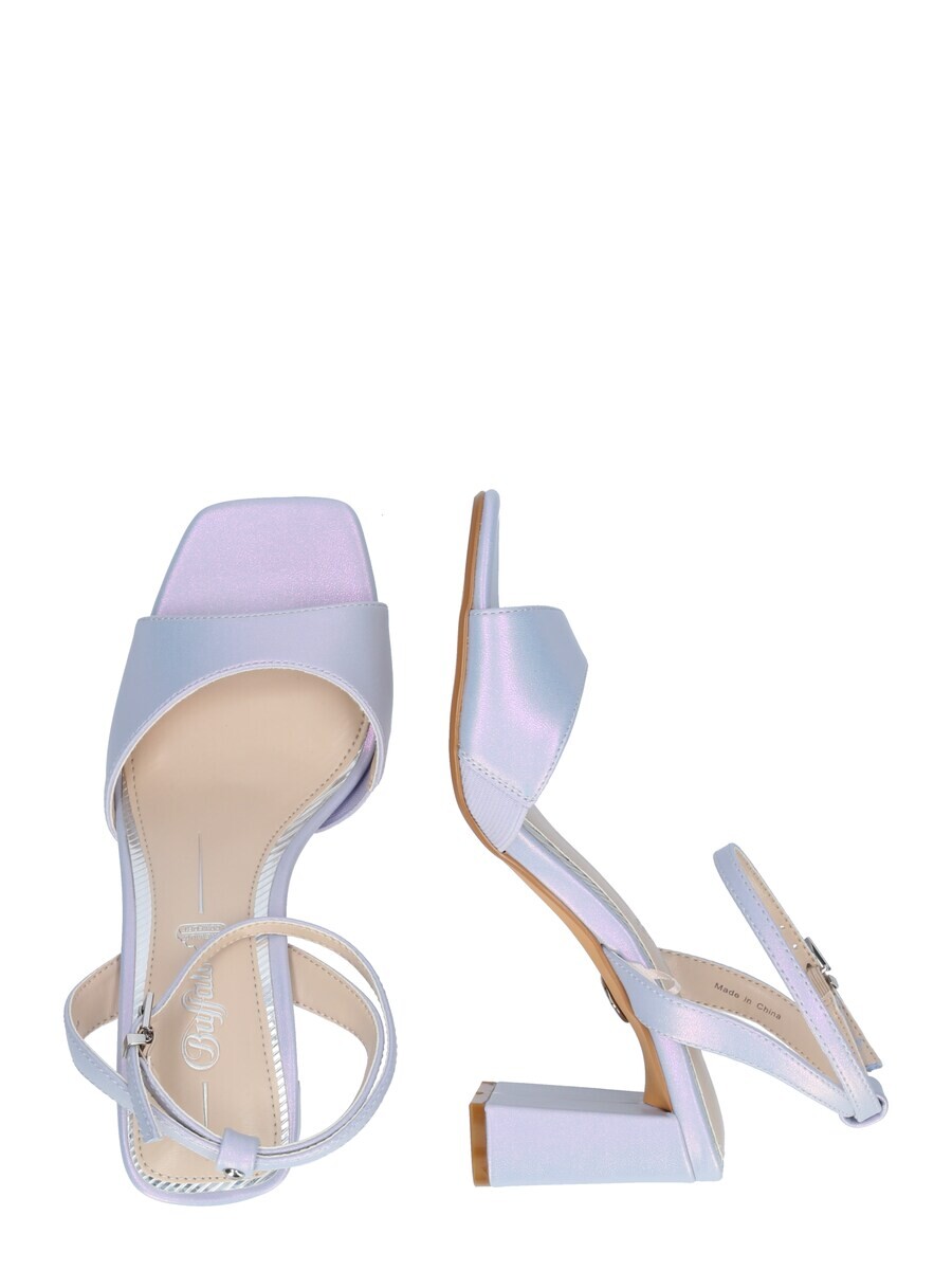 Босоножки на высоком каблуке BUFFALO Strap Sandals April Neat, светло-синий — фото 2