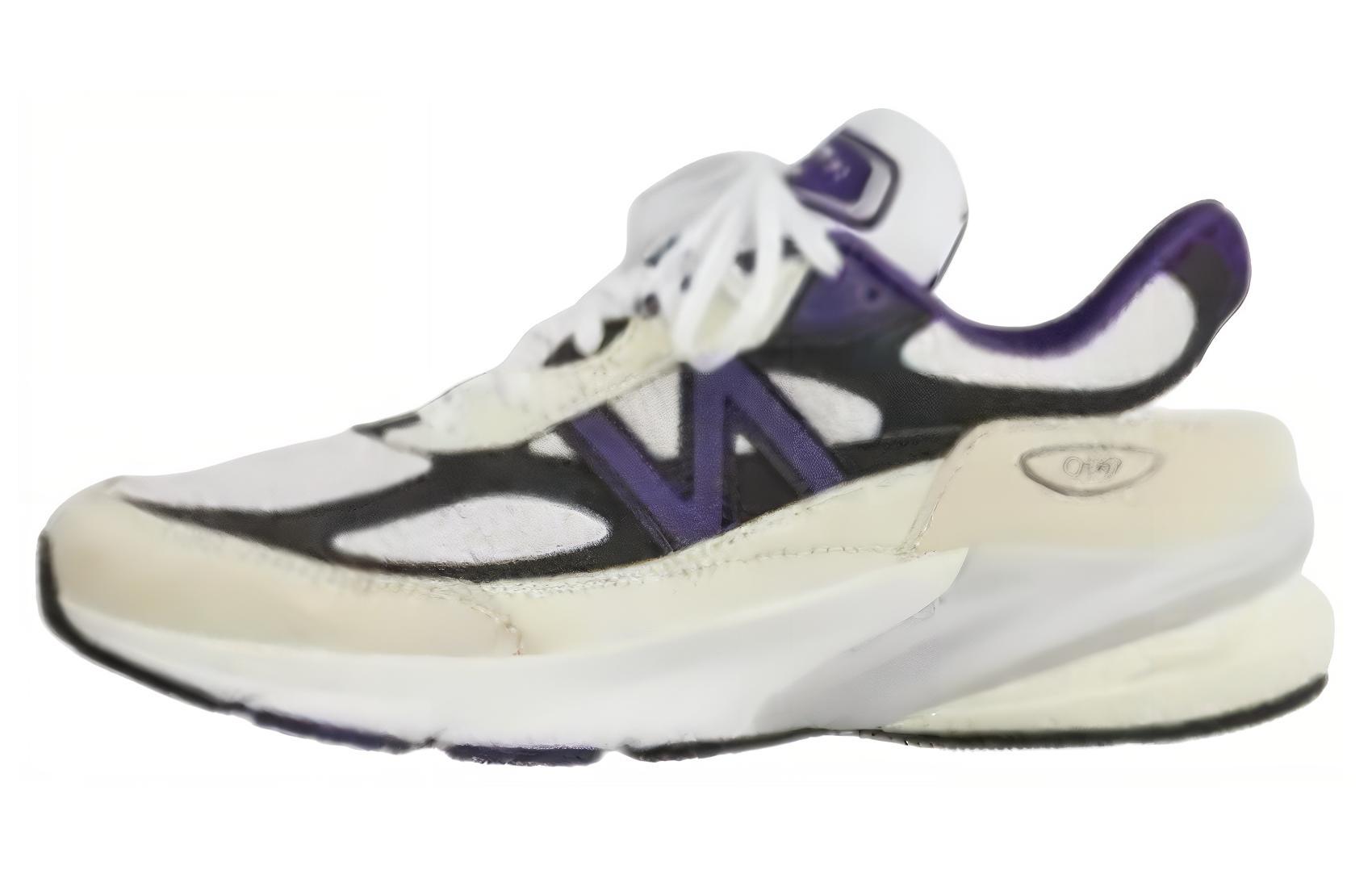 

990v6 MiUSA Teddy Santis Белый Черный Сливовый New Balance, Бежевый Синий