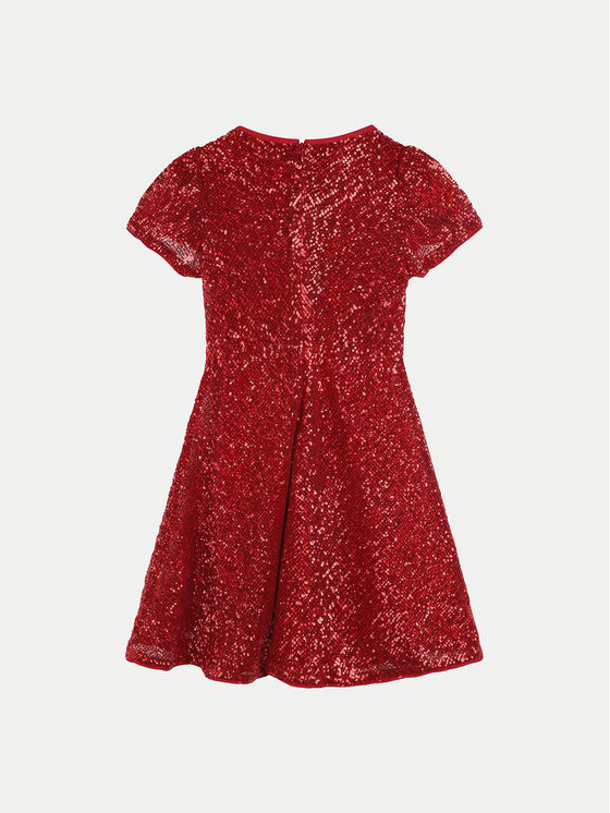 Элегантное платье обычного кроя R30168 M Michael Kors Kids, красный — фото 3