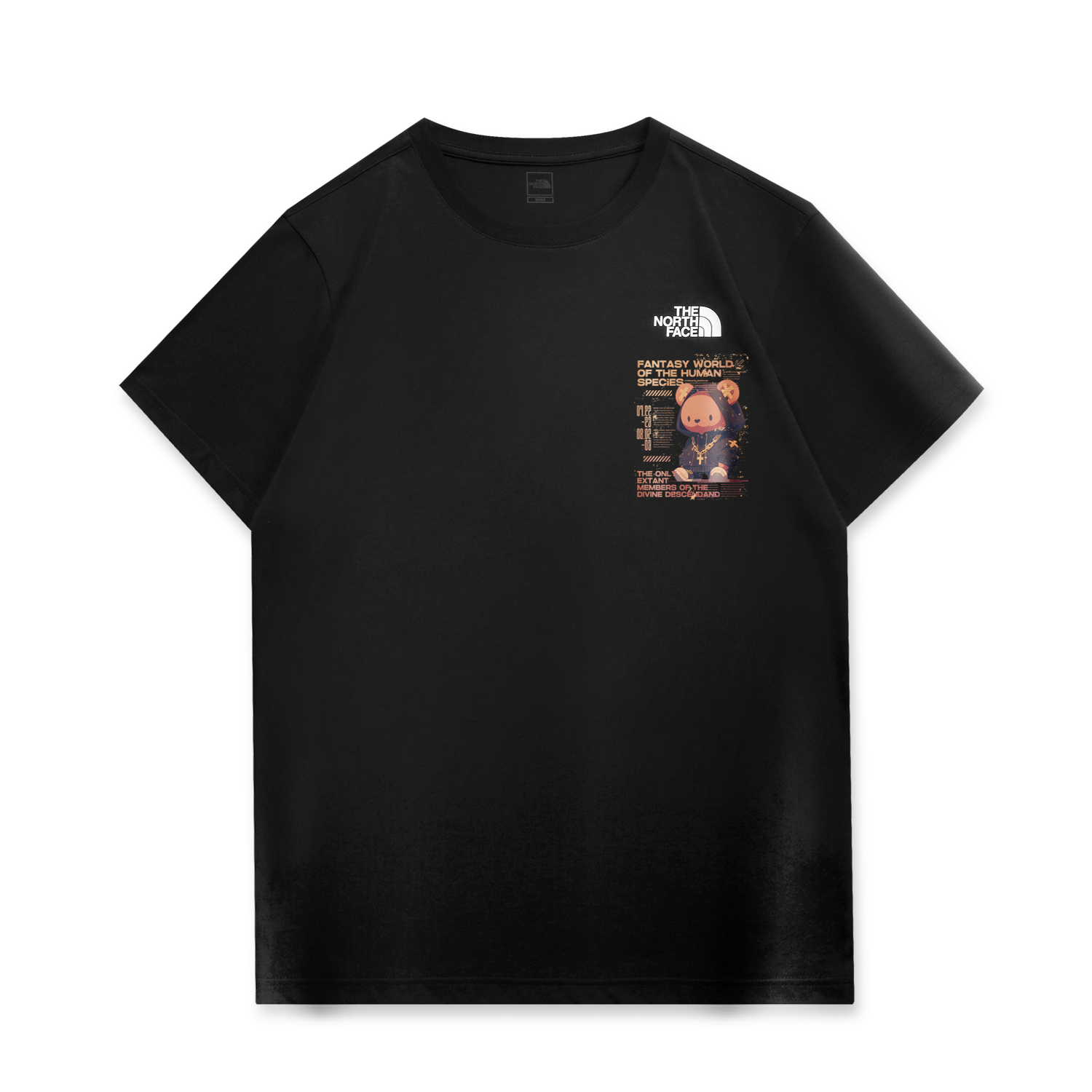 

THE NORTH FACE Футболка унисекс черная, Черный, THE NORTH FACE Футболка унисекс черная