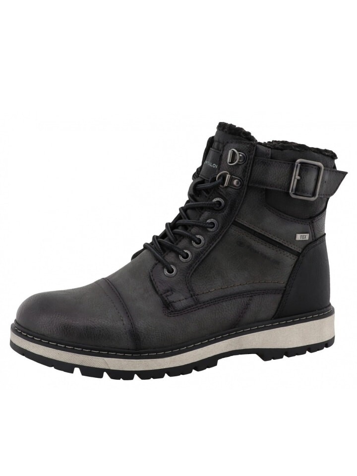 

Сапоги Tom Tailor Schnürstiefel, серый