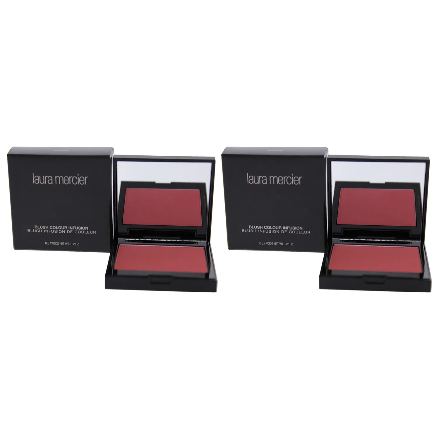 Румяна Blush Colour Infusion - Sangria от Laura Mercier для женщин - 0,2 унции (0,2 унции) - упаковка из 2 штук, красный