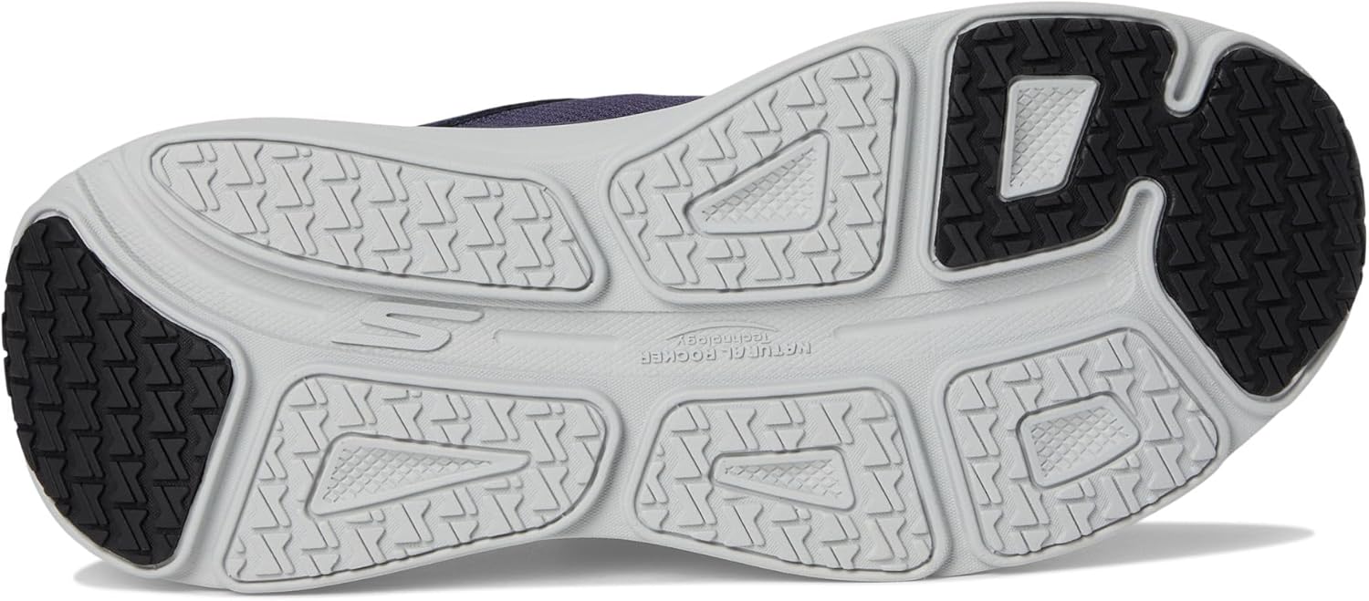 Кроссовки Skechers для мужчин Hands Free Slip-ins Max Cushioning Endeavour - модель Cardova, синий/оранжевый/темно-синий — фото 3