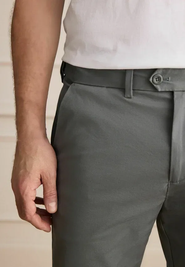 Брюки чинос Slim fit ultimate, Next, цвет бирюзово-синий — фото 3