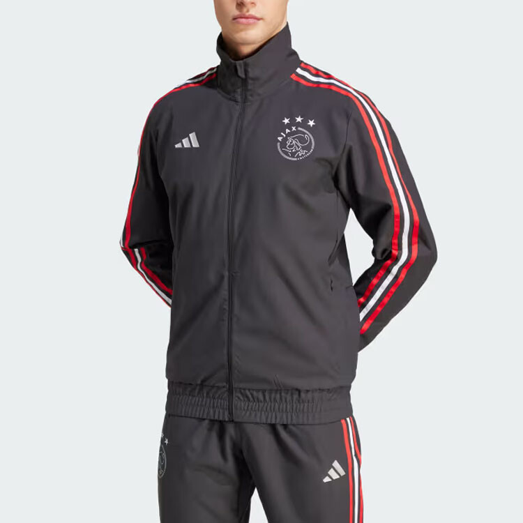 Ajax Amsterdam куртка мужская черная Adidas, черный — фото 4