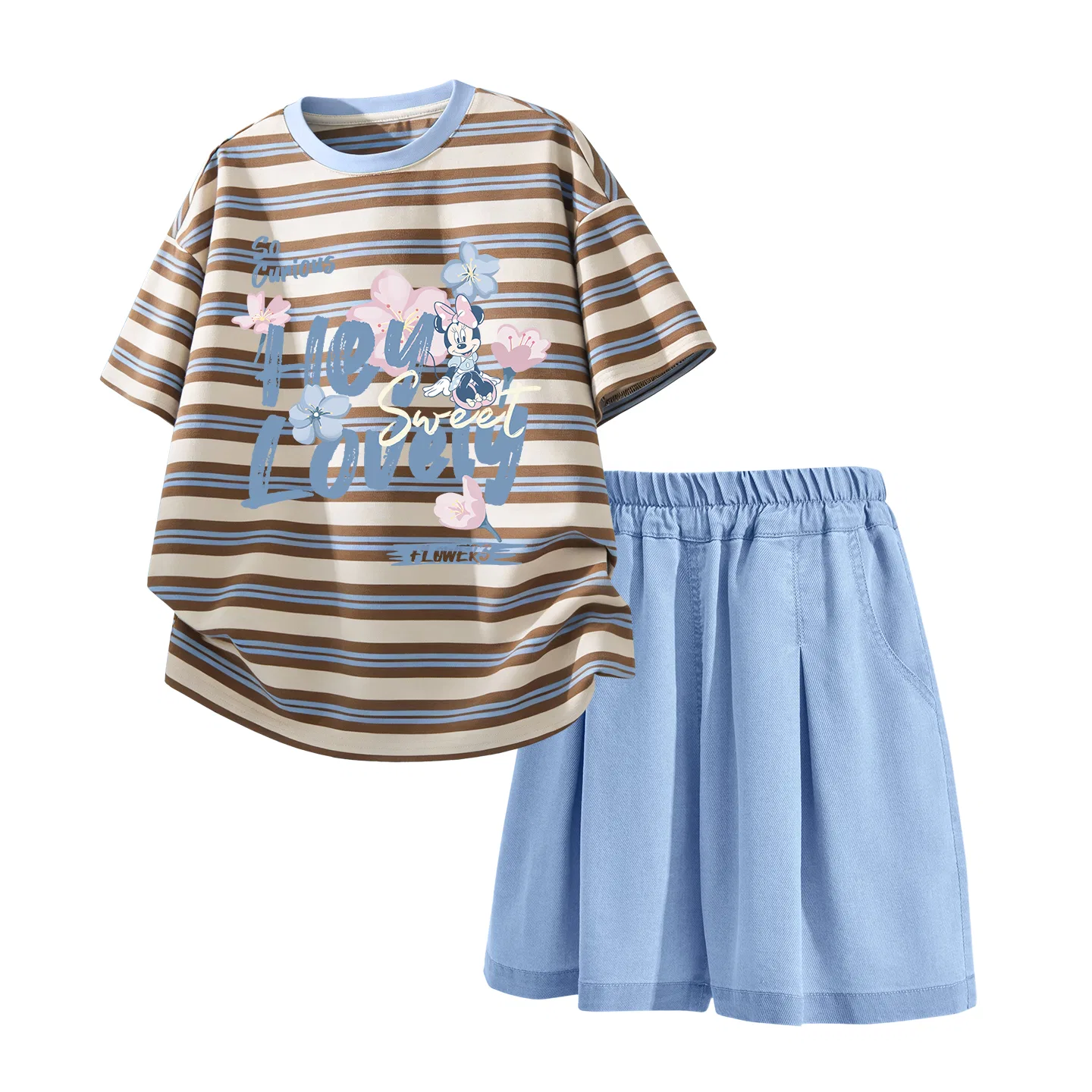 Детский спортивный костюм Disney с принтом, модель Casual Sportswear, синий