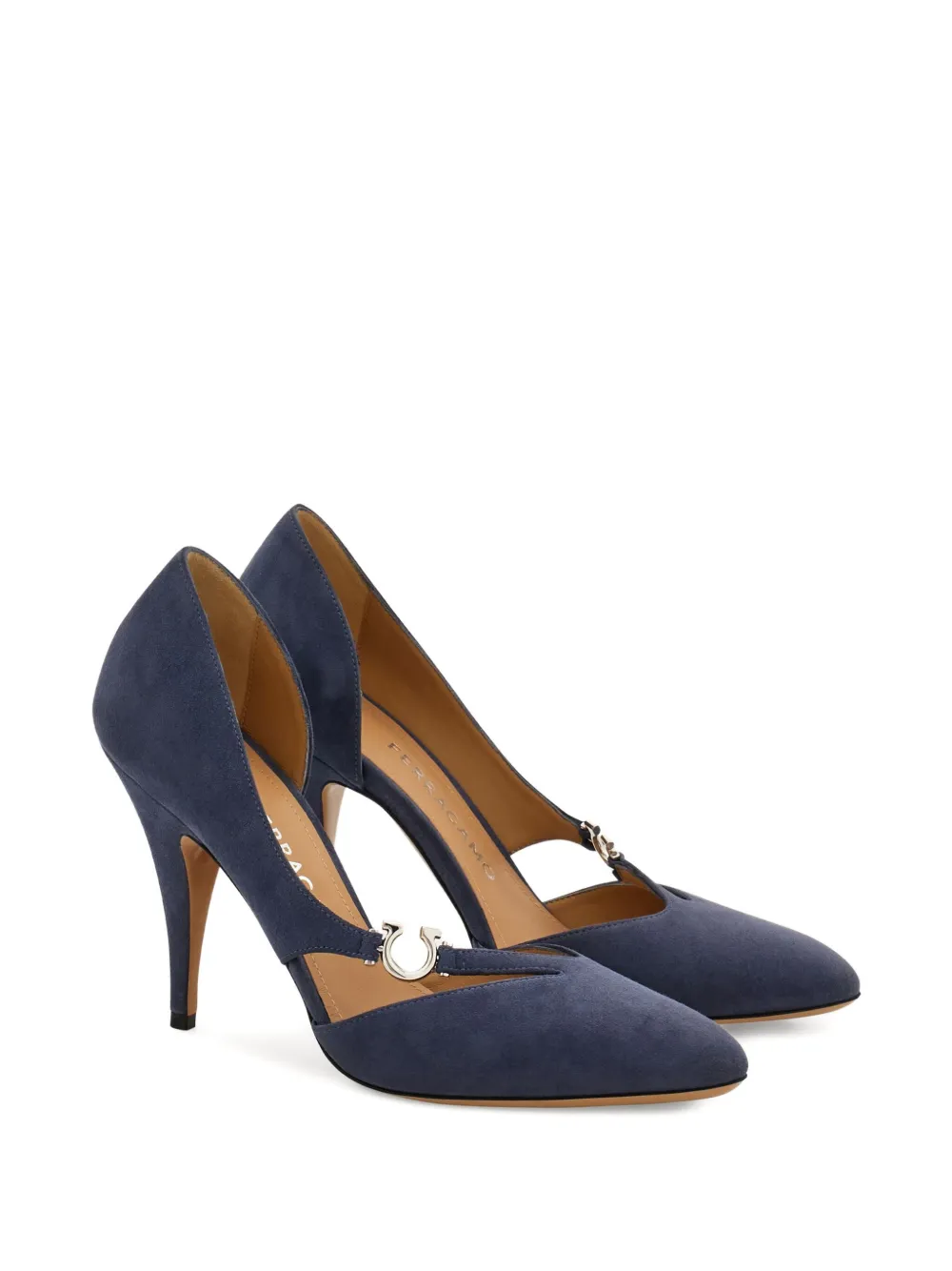 Туфли Gancini 95 Ferragamo, синий — фото 2