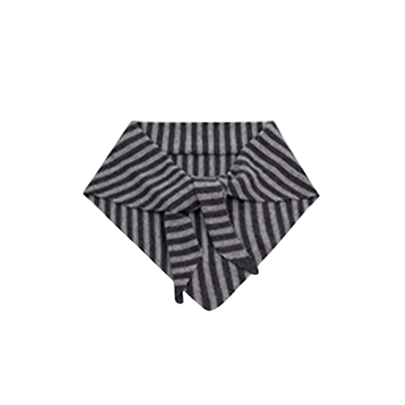 

Вязаный шарф Unisex Jeep, черный серый[classic stripes/soft thermal]