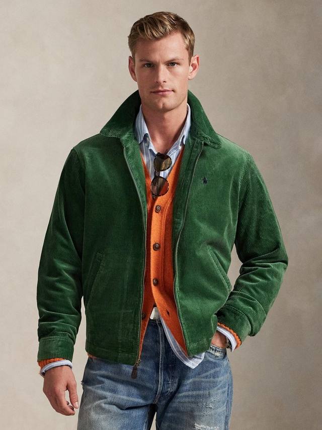 

Пиджак-бомбер Polo Cotton Cord, цвет Meadow Green Ralph Lauren, eadow Green